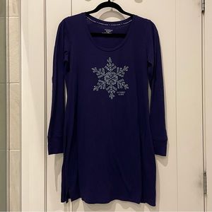 Victoria’s Secret long sleeve purple nightdress (size S)
